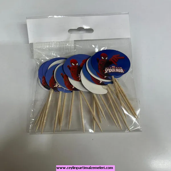 Spıderman Temalı Kürdan